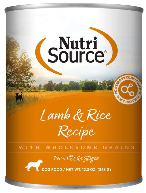 Nutri Source Lamb & Rice 12.3oz Case for Dogs