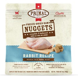 Primal Freeze Dried Rabbit 14oz For Cats
