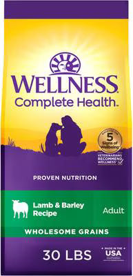 Wellness Complete Lamb & Barley 26lb For Dogs