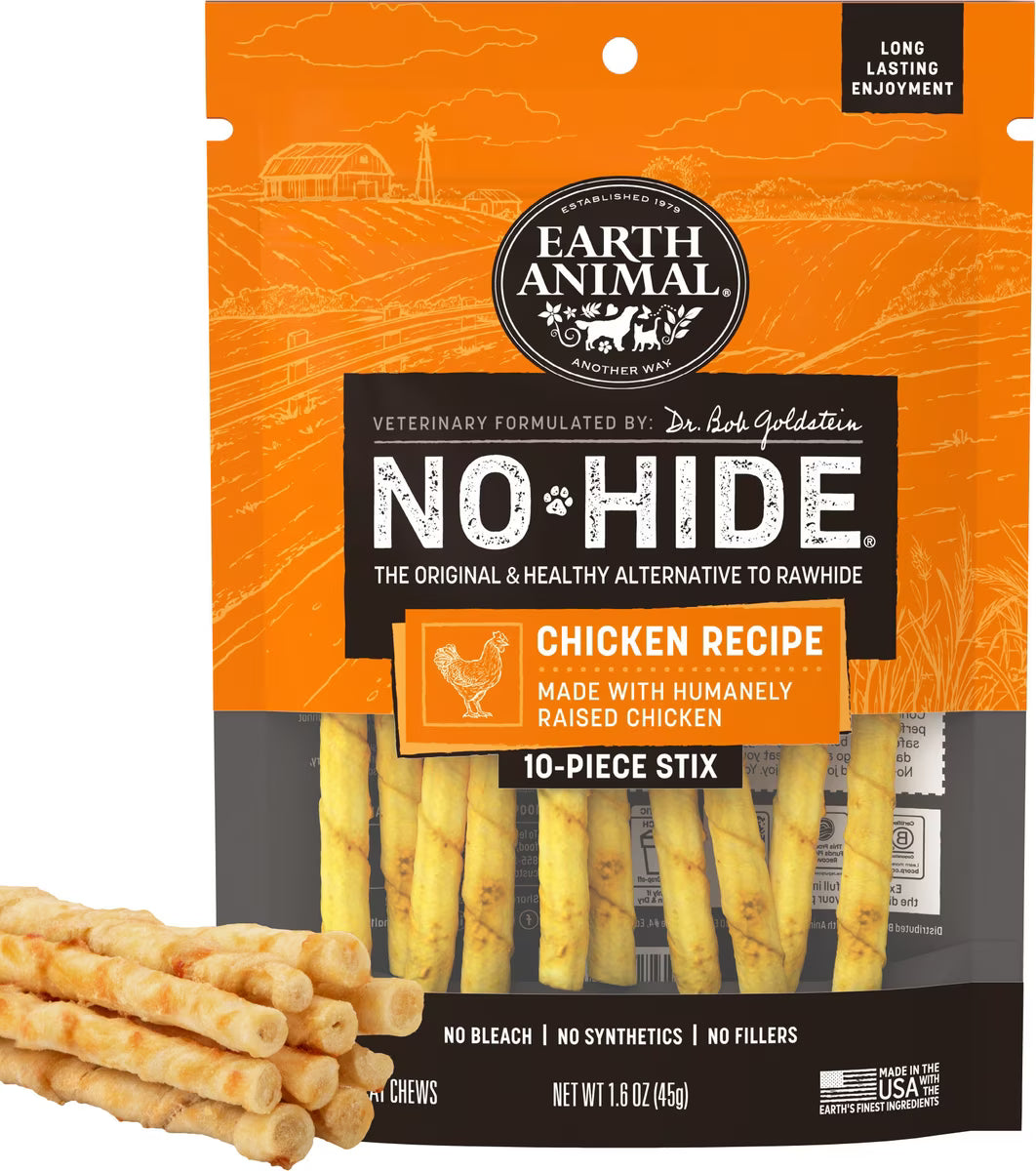Earth Animal No-Hide Chicken Stix 10ct