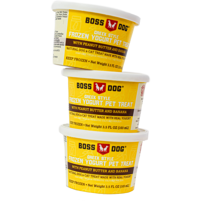 Boss Dog Frozen Yogurt Peanutbutter Banana 3.5oz