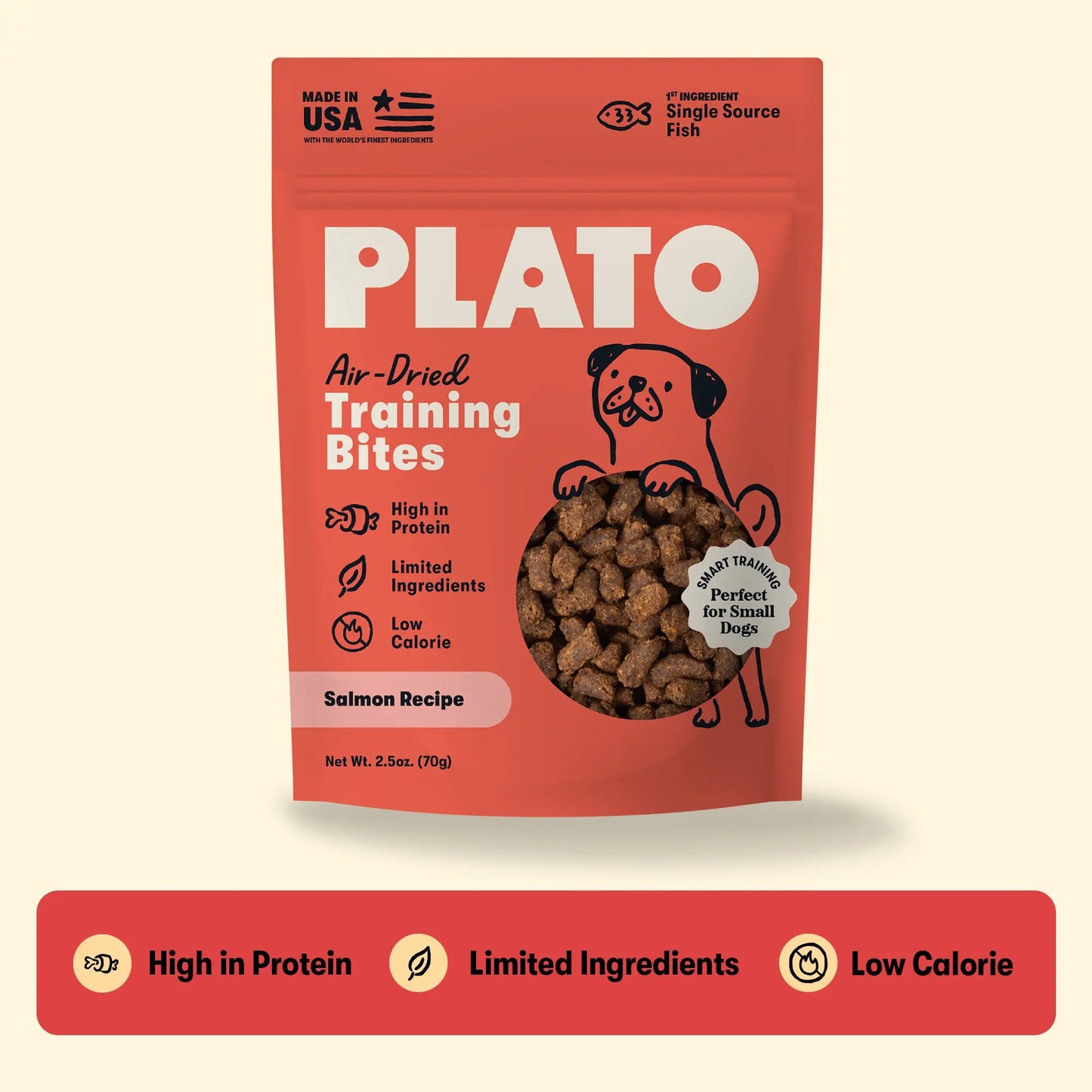 Plato Small Bites Salmon 2.5oz