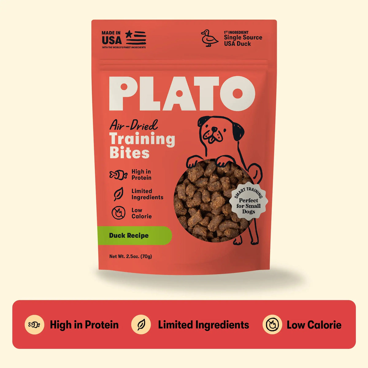 Plato Duck Small Bites 2.5oz