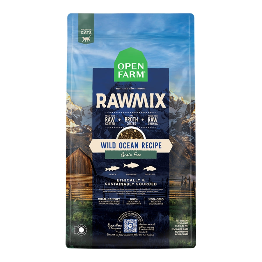 Open Farm RawMix Grain Free Wild Ocean 8lb For Cats