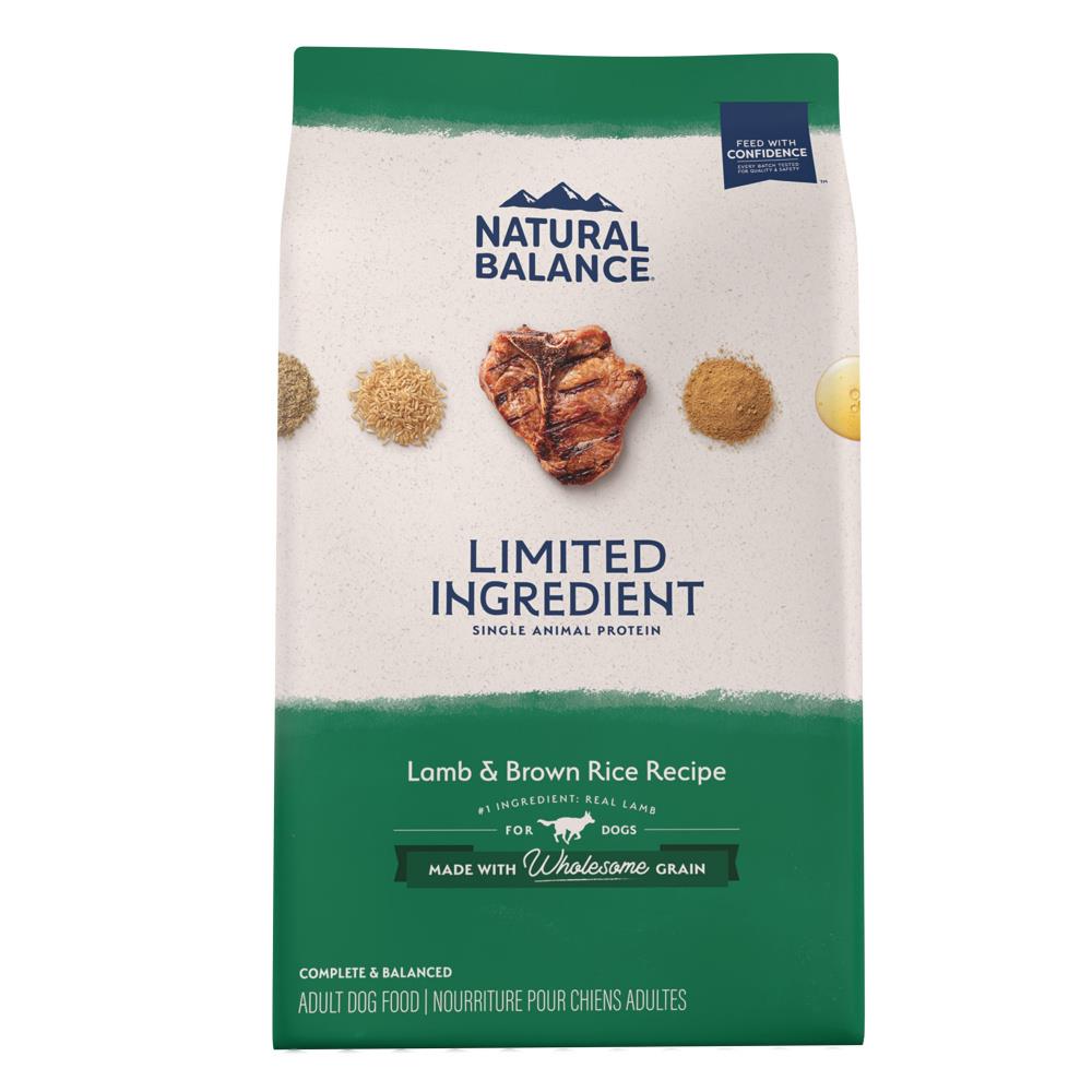 Natural Balance Lamb & Brown Rice 12lbs for Dogs