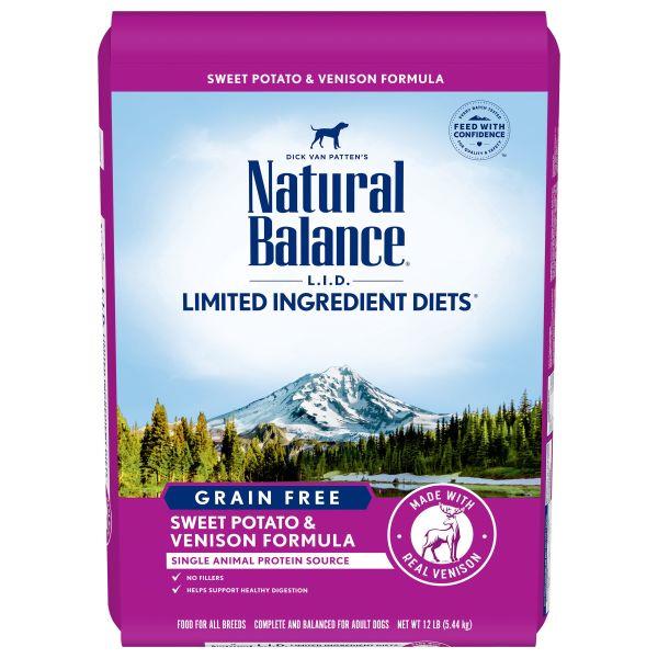 Natural Balance Venison & Sweet Potato 12lbs for Dogs