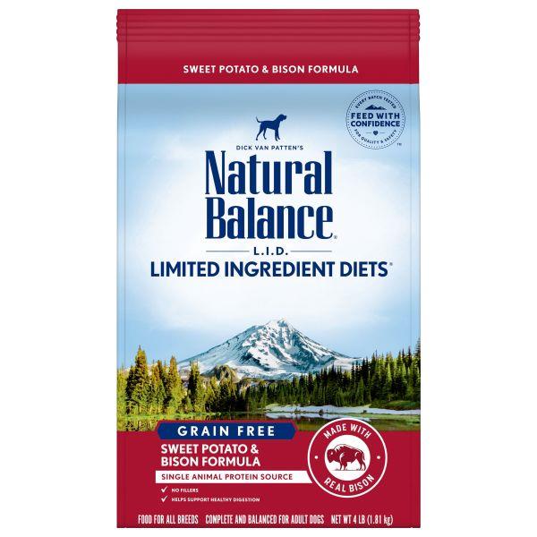 Natural Balance Bison 4lbs for Dogs