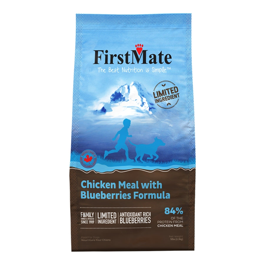 FirstMate Chicken with Blueberries Formula 5lbs for Dogs