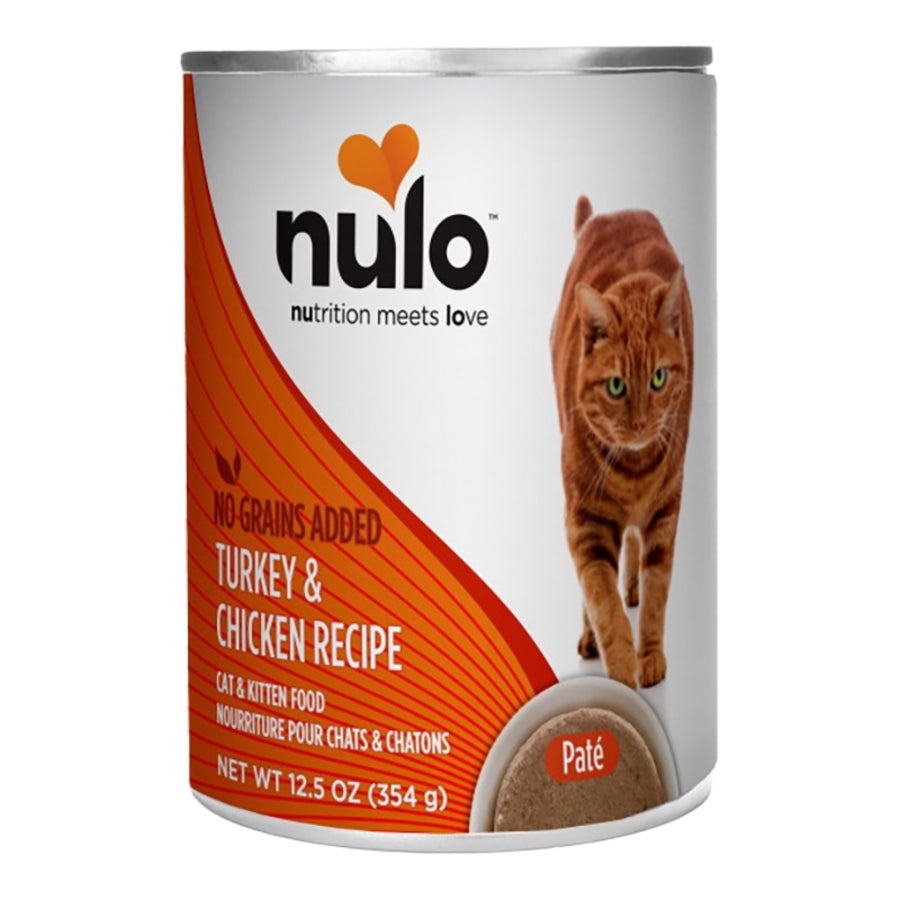 Nulo Grain Free Turkey & Chicken 12.5oz Case For Cats