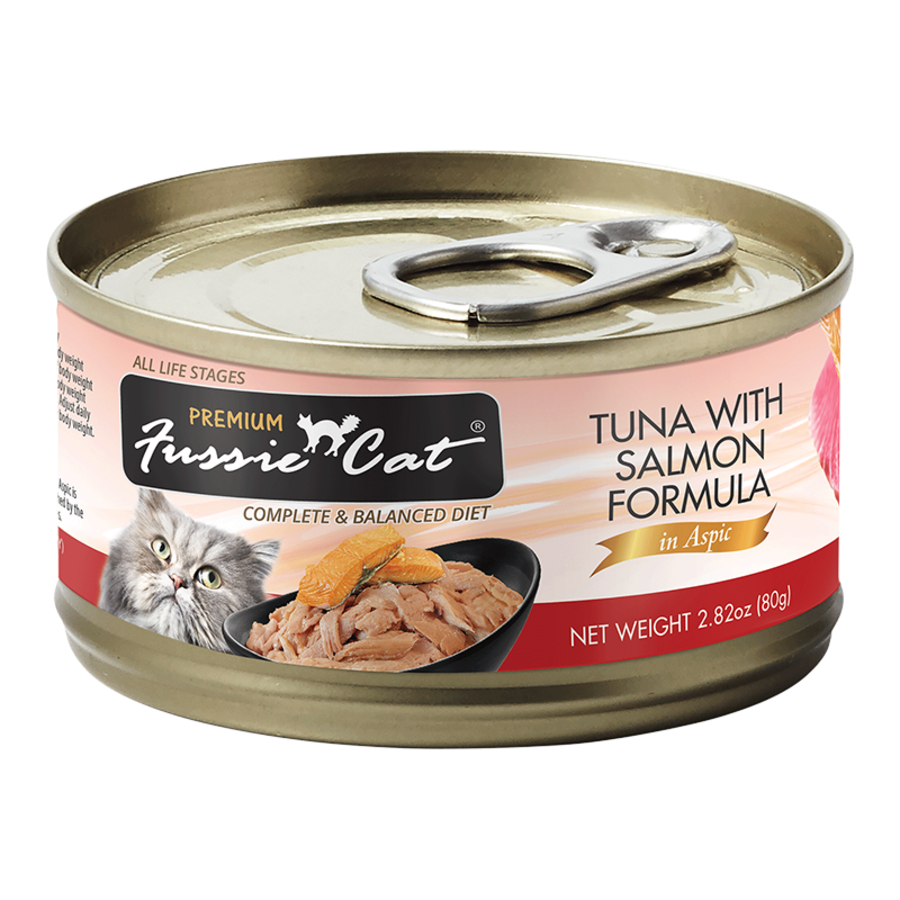 Fussie Cat Tuna & Salmon 2.8oz Case for Cats