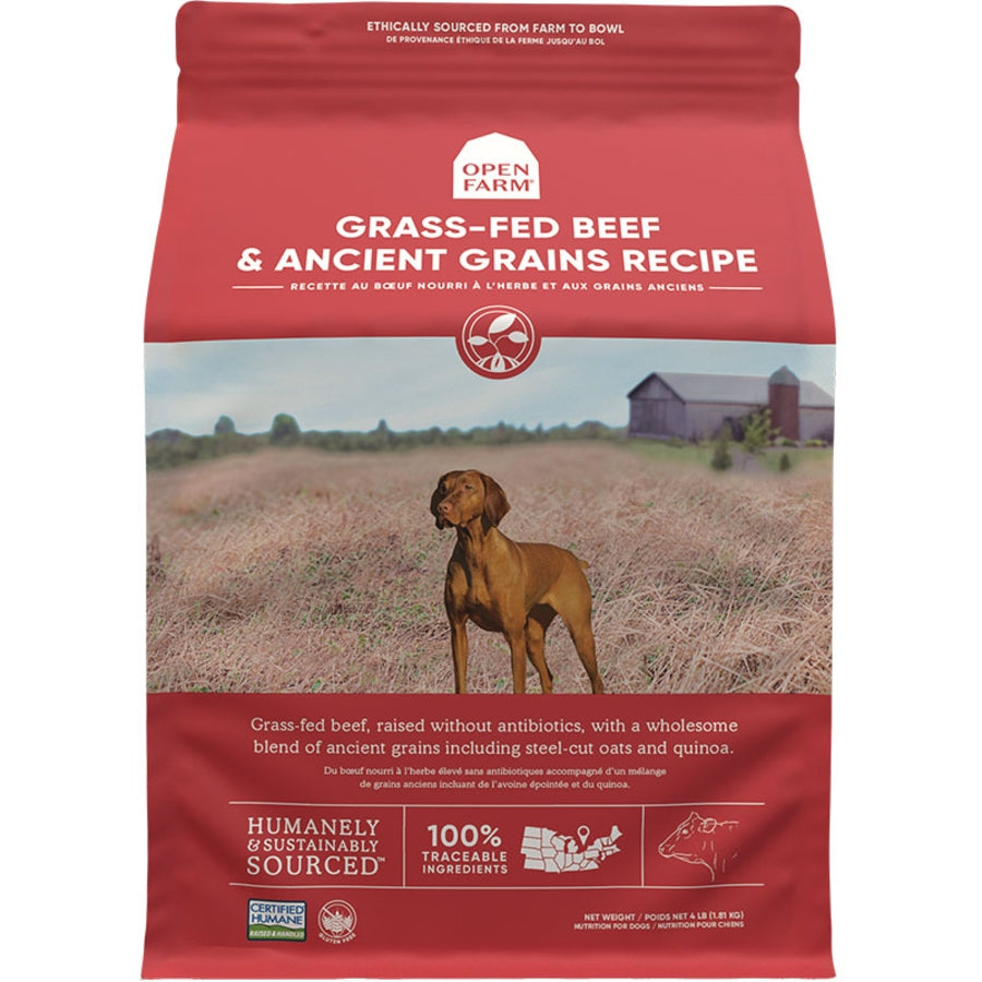Open Farm Ancient Grains Beef 4lb For Dogs