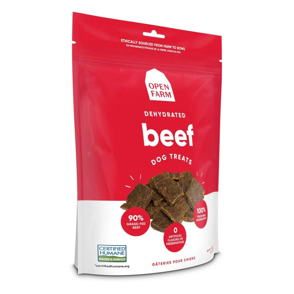 Open Farm Dehydrated Beef Dog Treats 4.5oz