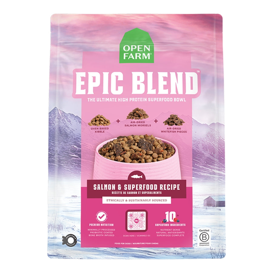 Open Farm Epic Blend Salmon Superfood 18lb for Dogs