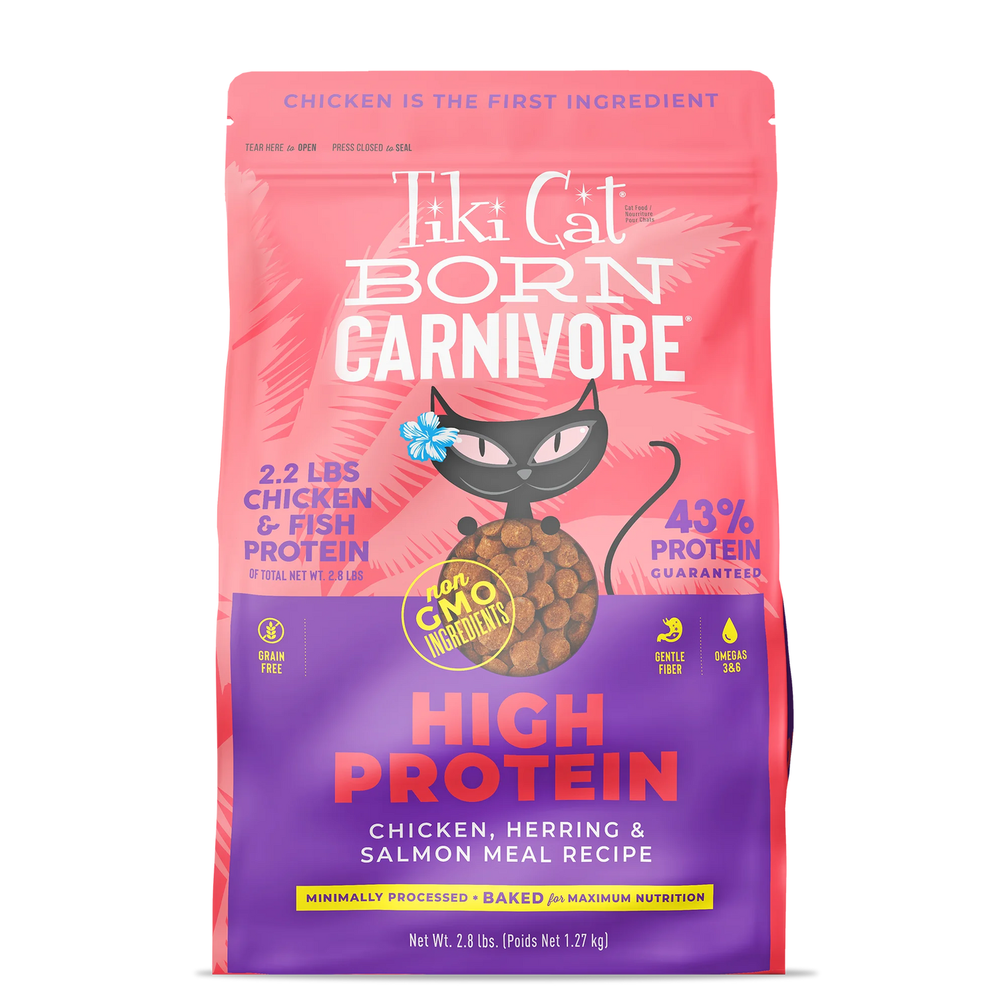 Tiki Cat Born Carnivore Chicken & Herring  11lbs for Cats