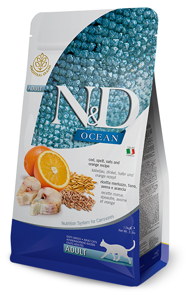 N&D Ocean Cod, Spelt 3.3lbs for Cats