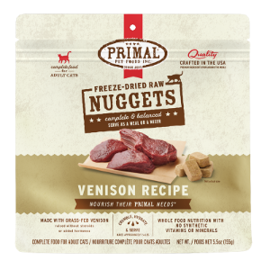 Primal Freeze Dried Venison 5.5oz for Cats