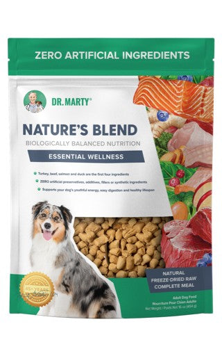 Dr. Marty Nature's Blend Essential Wellness Freeze Dried Raw 16oz For Dogs