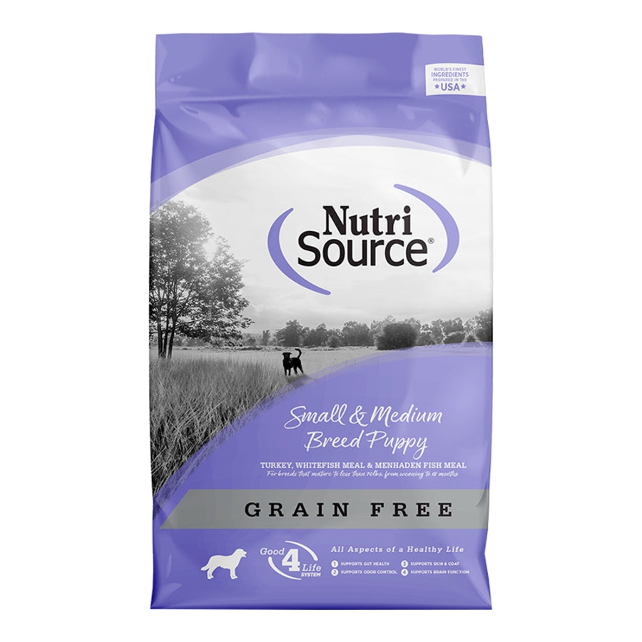 Nutri Source Small Breed Puppy Grain Free 12lbs for Dogs