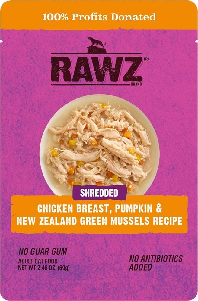 Rawz Chicken Breast & Pumpkin 2.46oz for Cats
