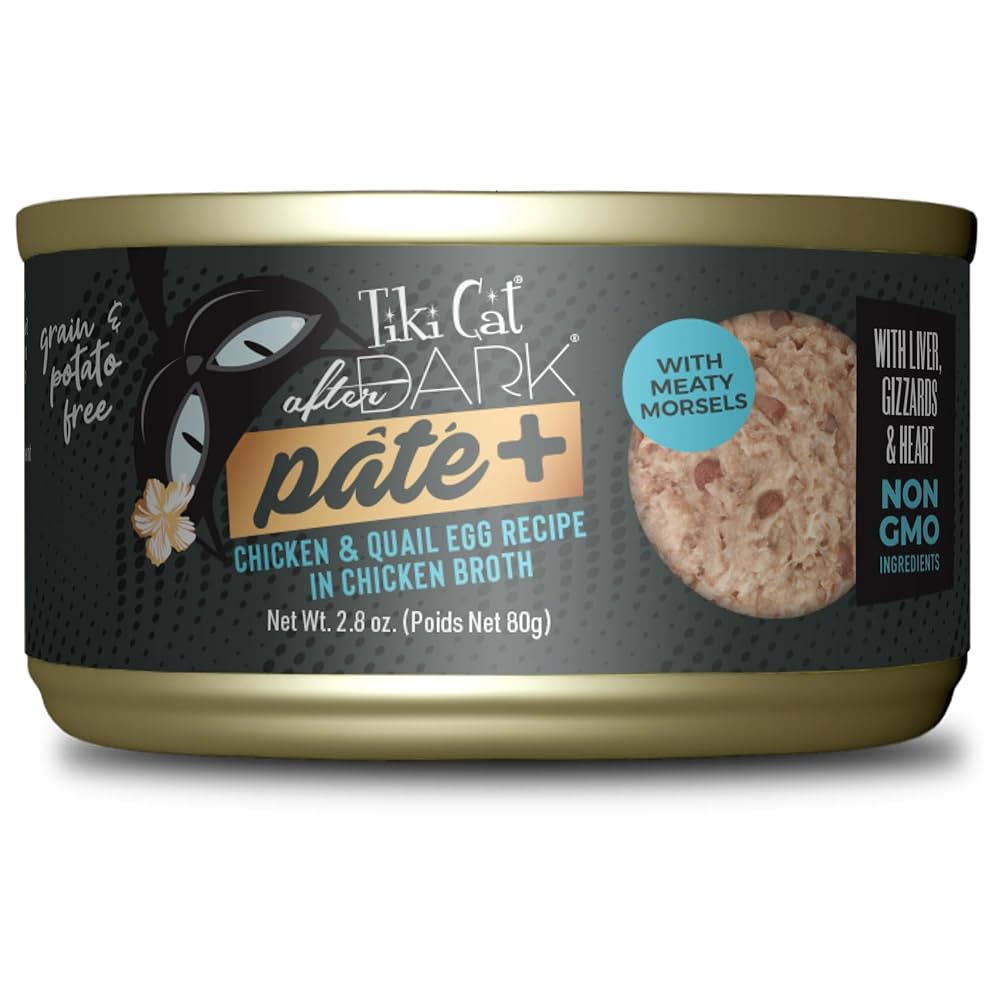 Tiki Cat After Dark Chicken & Qual Egg Case 2.8oz