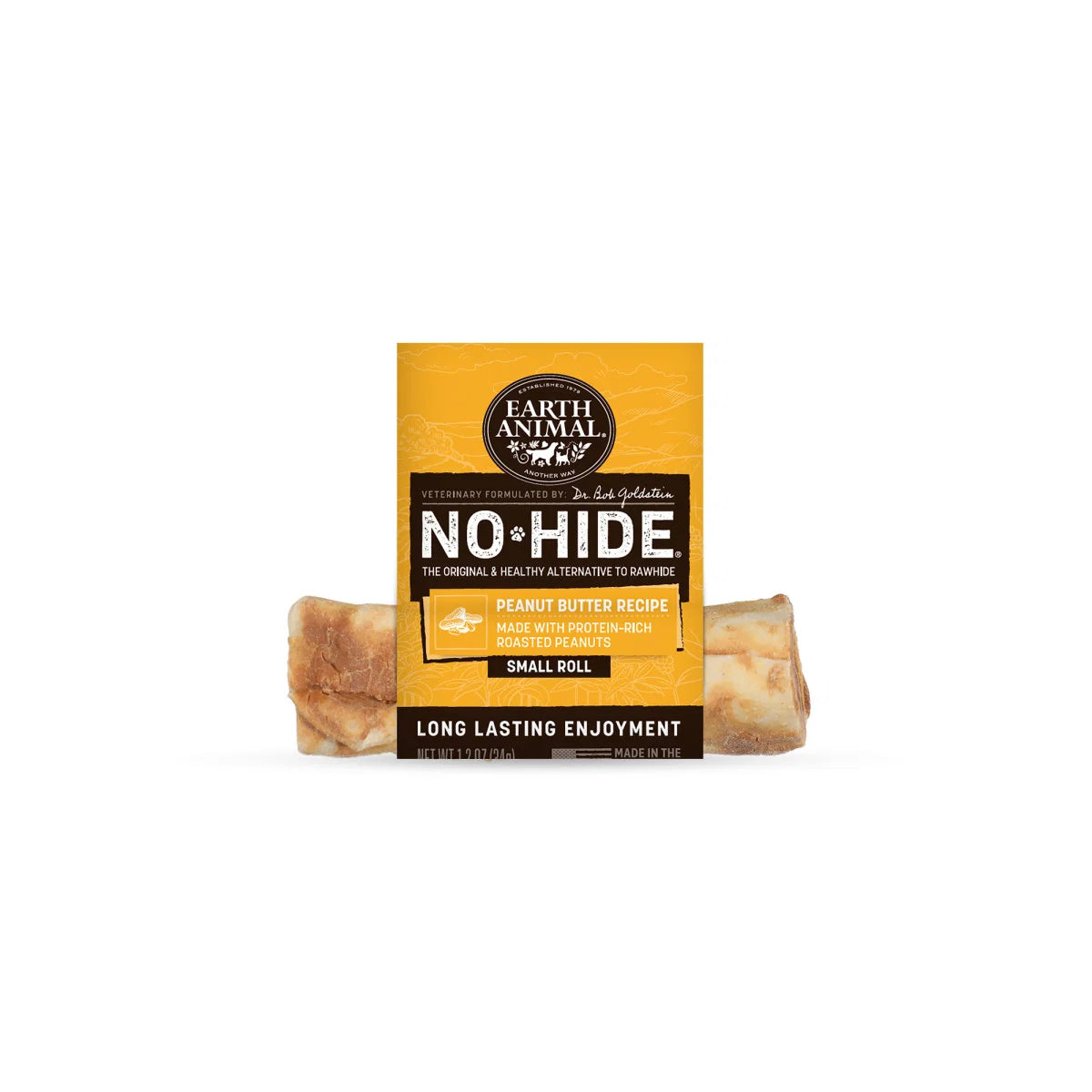 Earth Animal No-Hide Peanut Butter 4in