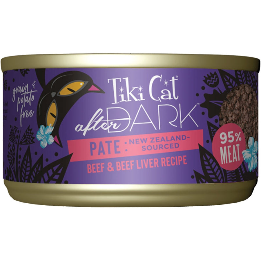 Tiki Cat After Dark Beef & Beef Liver 12pk Case 2.8oz