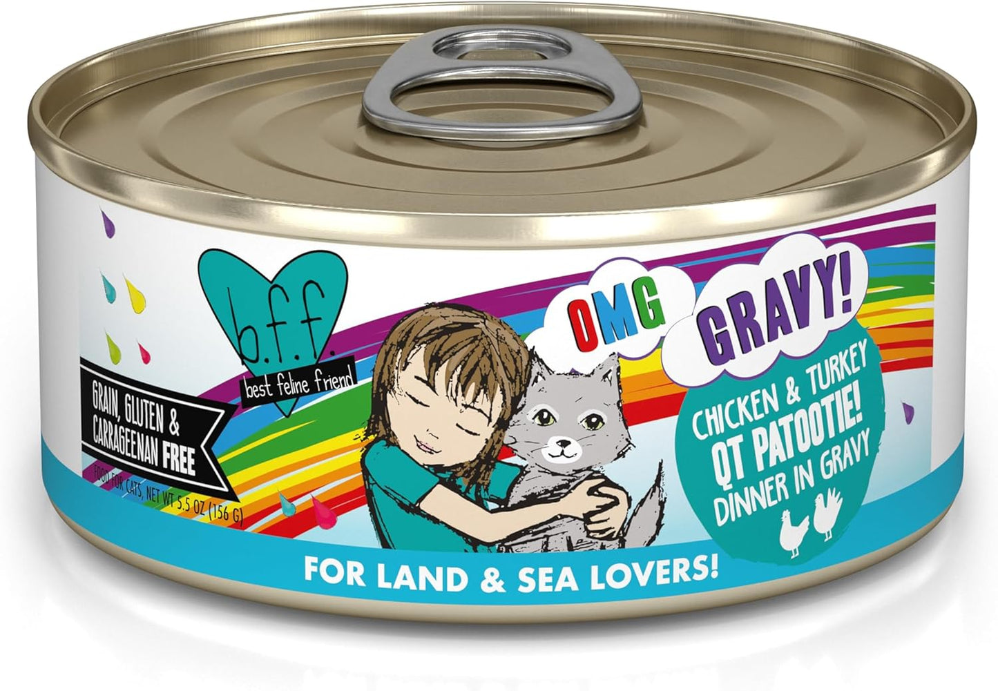 Weruva Best Feline Friend OMG Qt Patootie 5.5oz Case for Cats
