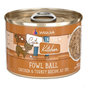 Weruva Cats In The Kitchen Fowl Ball 6oz for Cats