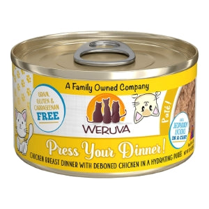 Weruva Paté Press Your Dinner with Chicken 3oz for Cats