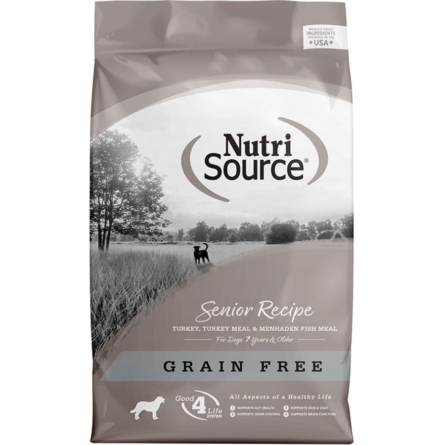 Nutri Source Senior Grain Free 26lbs for Dogs