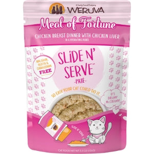 Weruva Slide N Serve Meal of Fortune 2.8oz Case for Cats