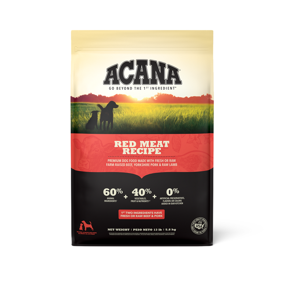 Acana Red Meat 13lbs for Dogs