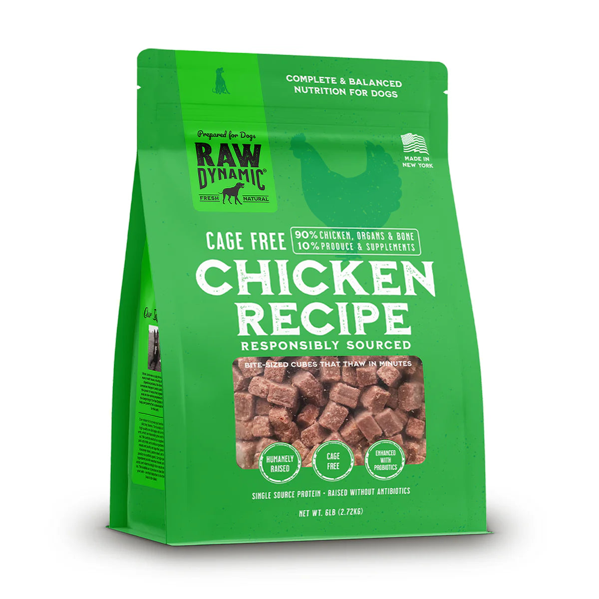 Raw Dynamic Chicken 3lbs For Dogs