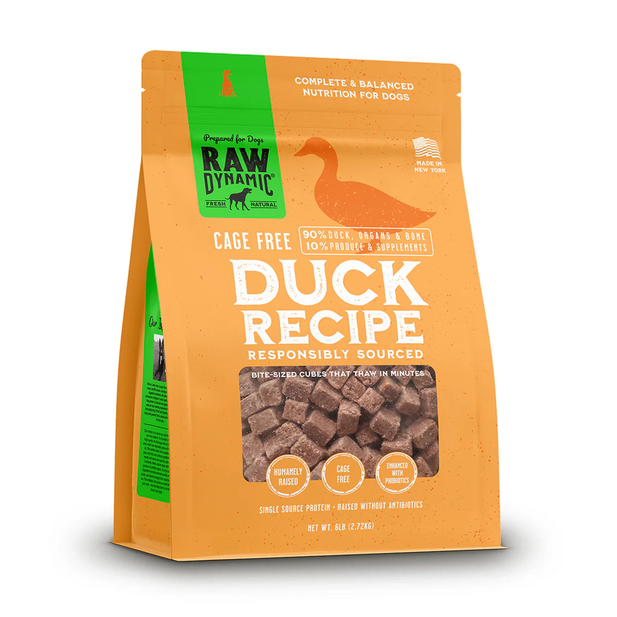 Raw Dynamic Duck 3lbs For Dogs