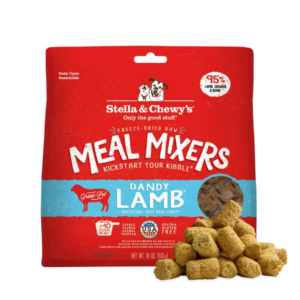 Stella & Chewy's Freeze Dried "Meal Mixers" Lamb 18oz for Dogs