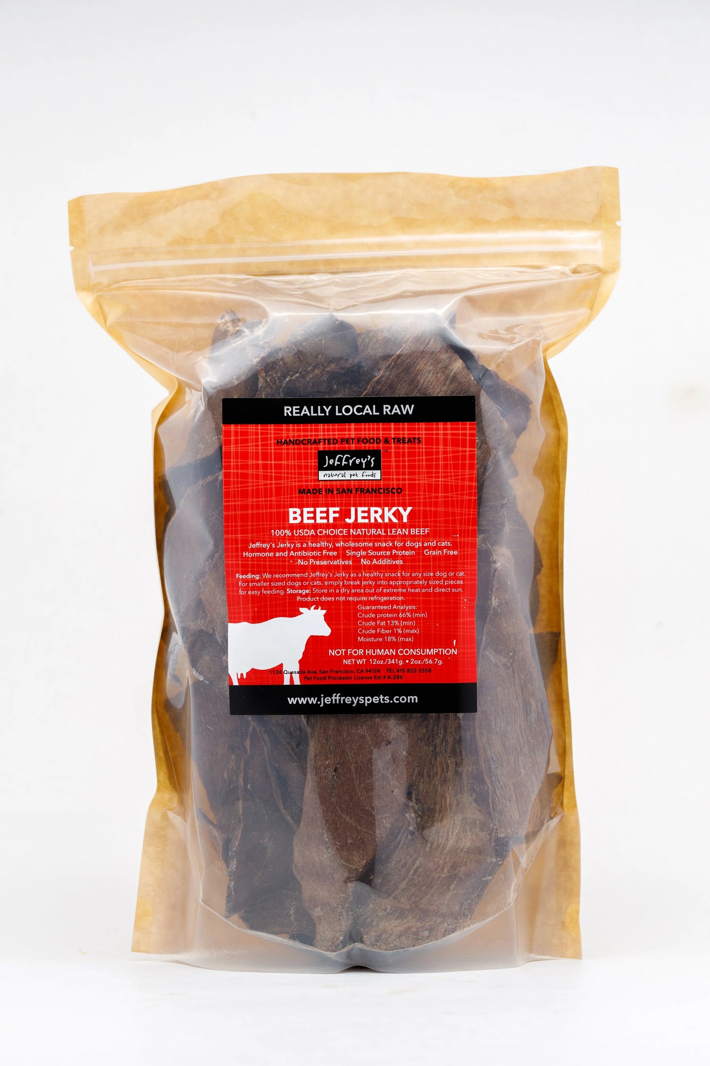 Jeffrey's Beef Jerky 12oz