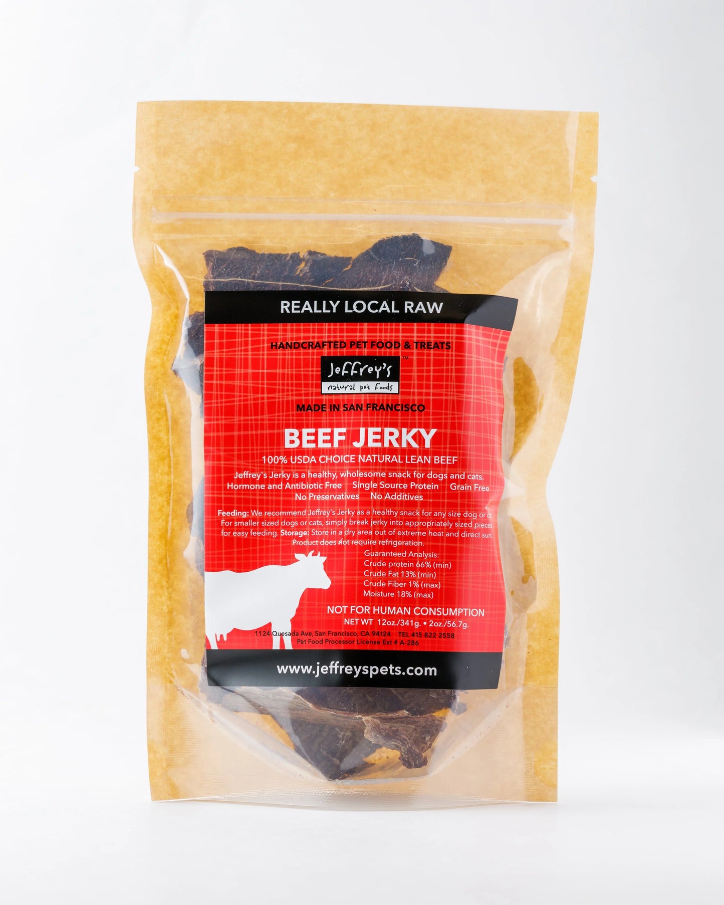 Jeffrey's Beef Jerky 2oz
