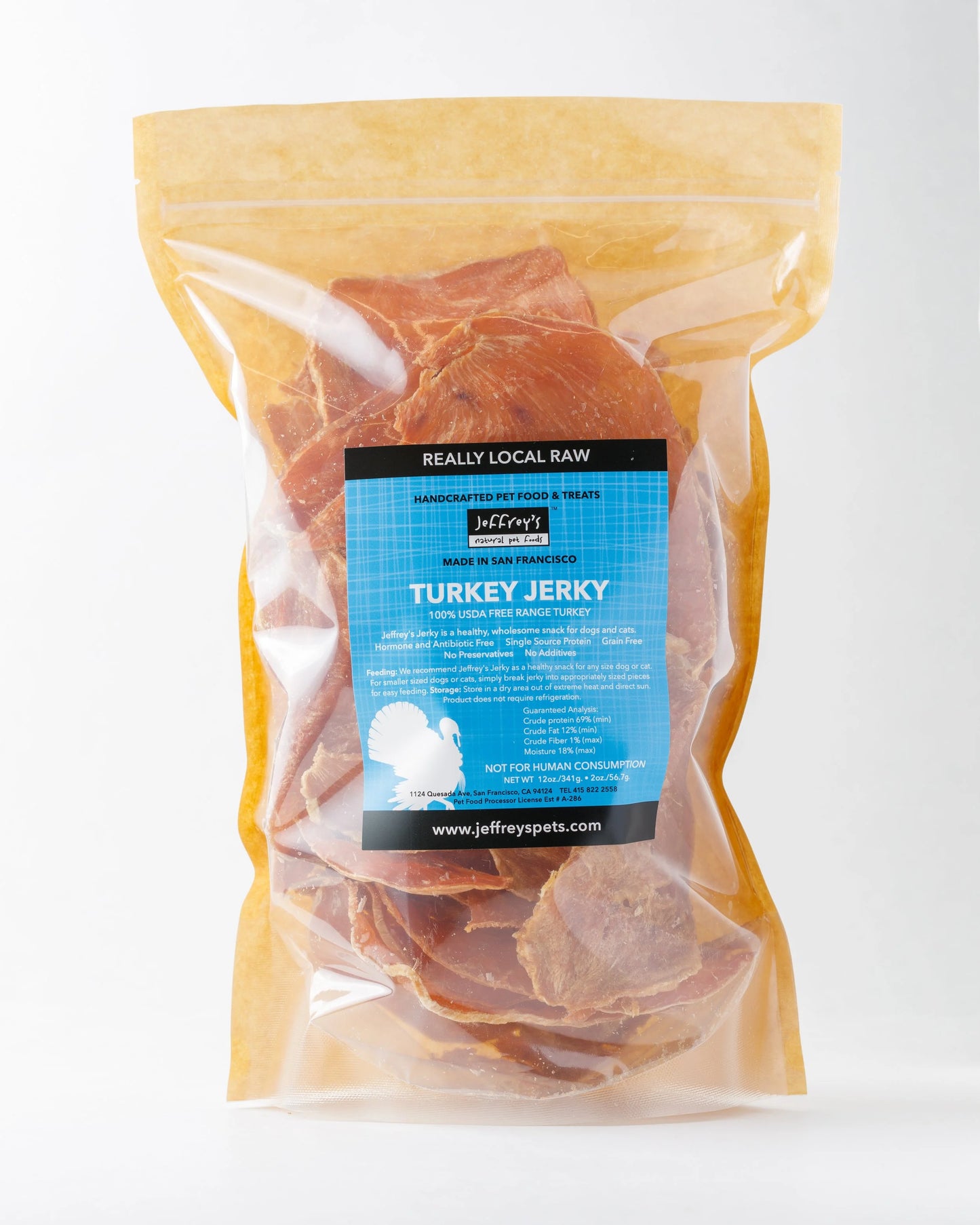Jeffrey's Turkey Jerky 12oz