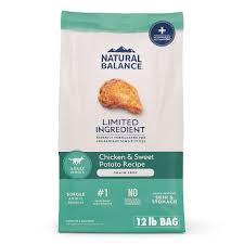 Natural Balance Grain Free Chicken & Sweet Potato LID 12lbs for Dogs