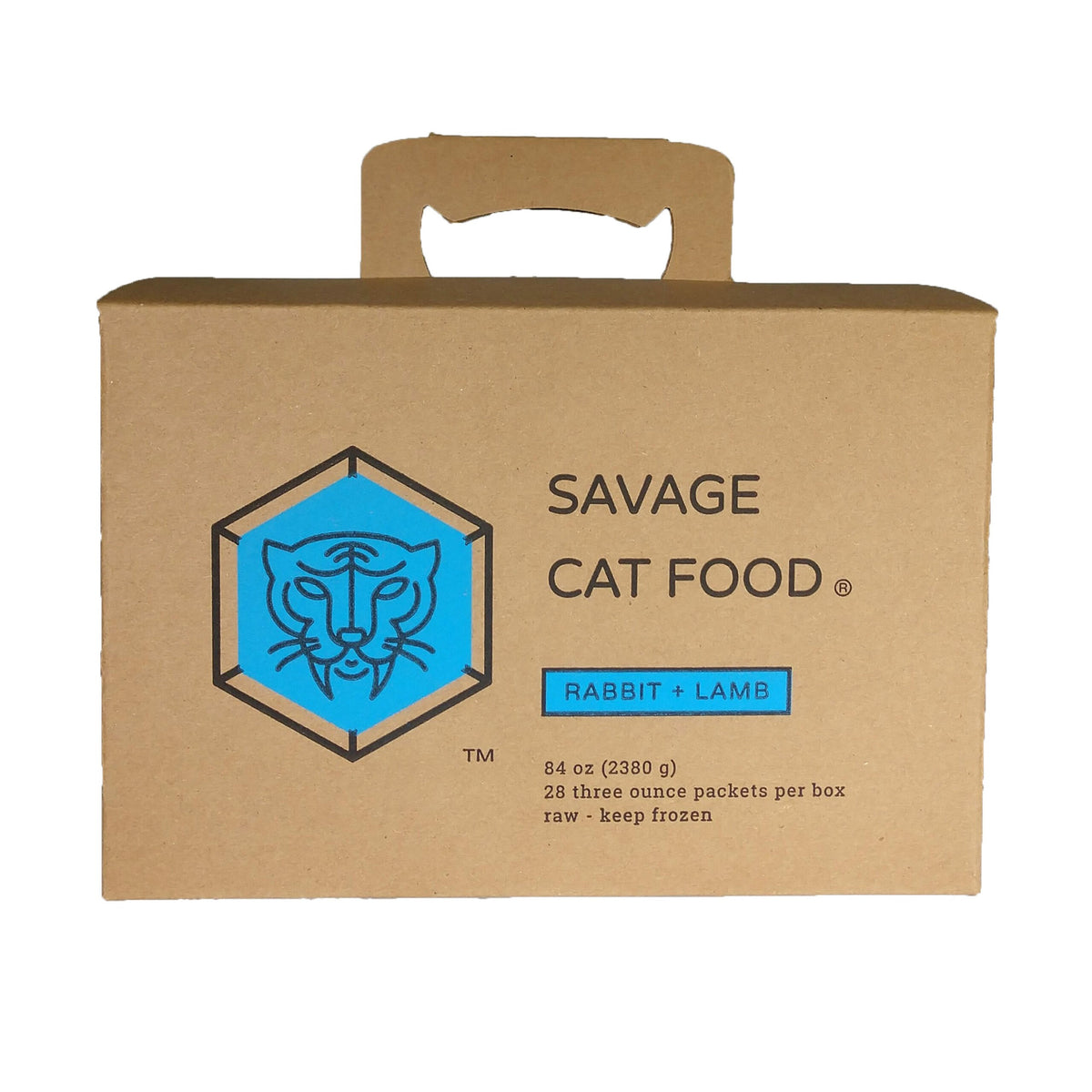 Savage Rabbit Lamb Large Box 84oz for Cats