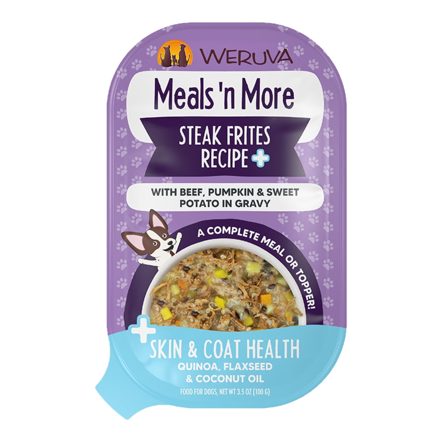 Weruva Meals ‘n More Steak 3.5oz Case for Dogs