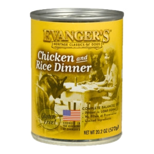 Evanger's Chicken Rice Classic 12.5oz for Dogs