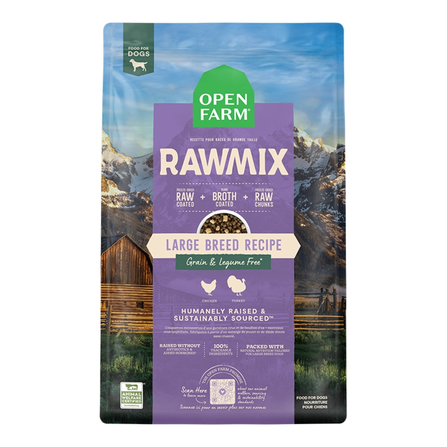 Open Farm Grain Free Rawmix Large Breed 20lb For Dogs
