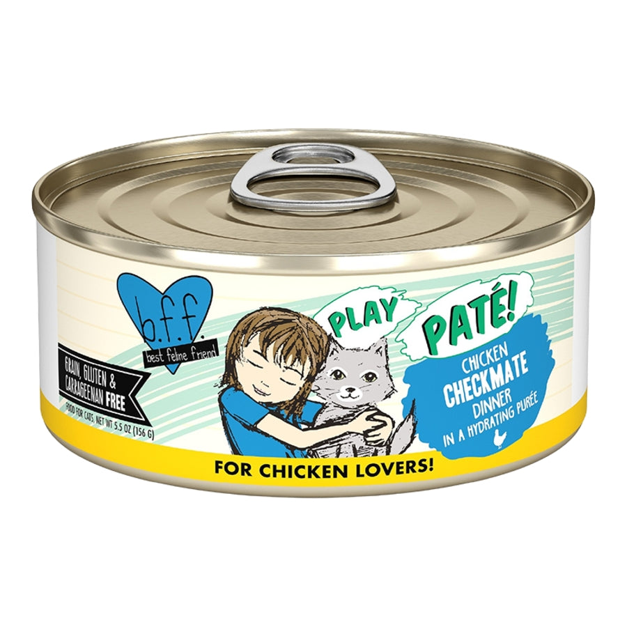 Weruva Best Feline Friend PLAY Checkmate 5.5oz for Cats