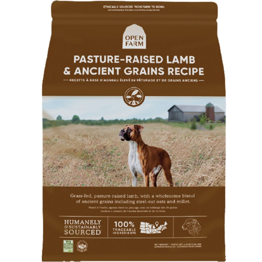 Open Farm Ancient Grains Pasture Lamb 22lb For Dogs