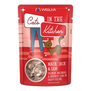 Weruva Cats In The Kitchen Mack & Jack, Salmon 3oz Case For Cats