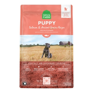 Open Farm Ancient Grain Puppy Salmon 4lbs for Dogs