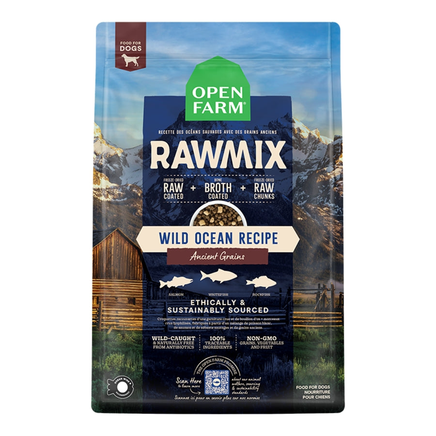 Open Farm Rawmix Wild Ocean Ancient Grain 20lbs for Dogs