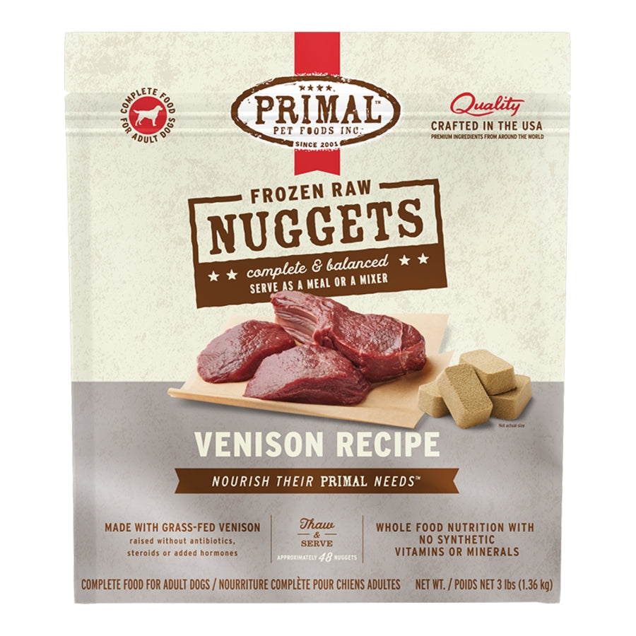 Primal Venison 3lbs for Dogs