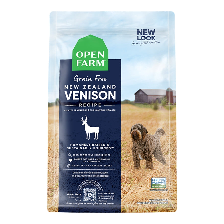 Open Farm Grain Free Venison 22lb For Dogs